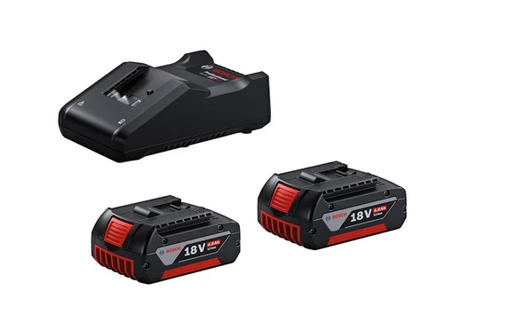 Bosch GBA 2X4.0 ah + GAL 18v-40 ürün görseli 1