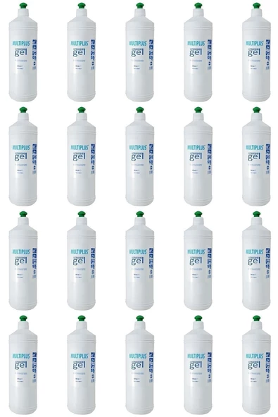 MULTİPLUS Ultrason Ekg Ve Epilasyon Jeli 1000 ml 20 Adet/1 Koli ürün görseli 1