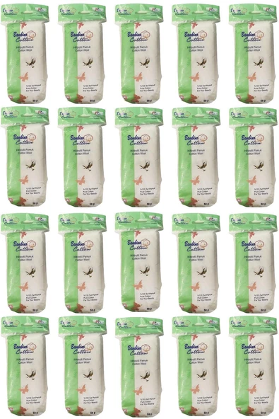 BAMBİNO COTTON Hidrofil Saf Pamuk 50 Gr 20adet ürün görseli 1
