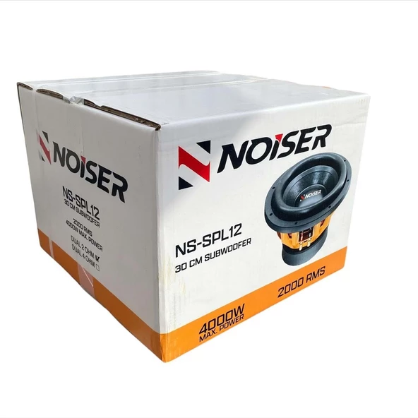 Noiser NS-SPL12 30cm Subwoofer | 4000W Max - 2000W RMS | 4 Ohm - Resim 4