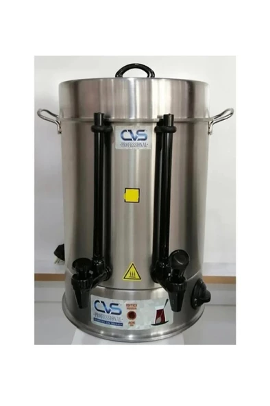 Cvs 80 Bardak Elektrikli Termostatlı 8 Lt Paslanmaz Çelik Semaver DN91107 ürün görseli 1