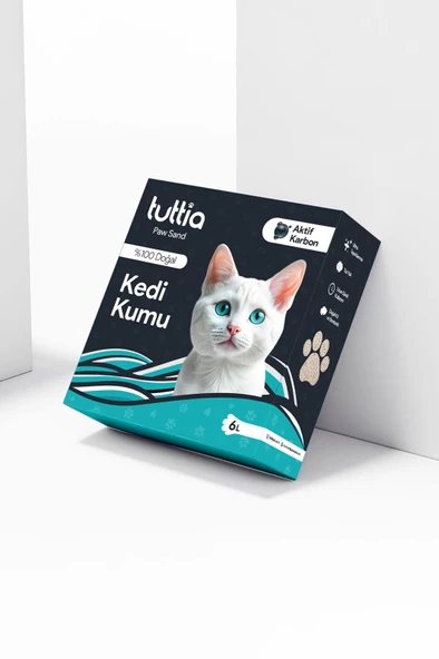Aktif Karbonlu Kedi Kumu 6 LT ürün görseli 1