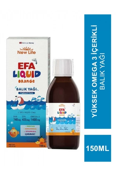 New Lıfe Efa Liquid Orange 150 ml ürün görseli 1