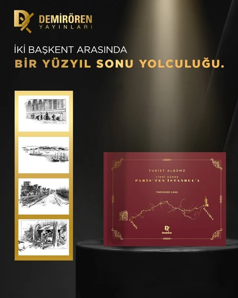 Yirmi Günde Paris'ten Istanbul'a (TURİST ALBÜMÜ) - Theodore Cahu ürün görseli 1