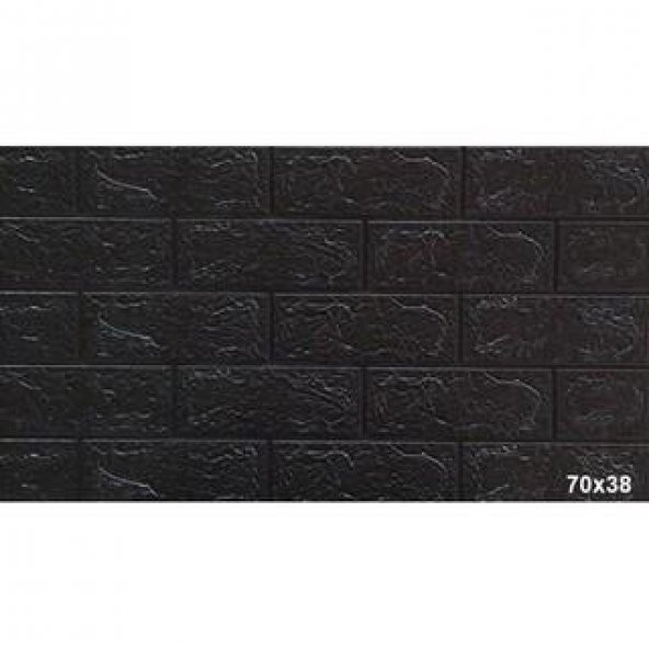 Renkli Duvarlar Siyah Yapışkanlı 3D Kabartmalı Duvar Kağıdı 70x38 cm 0,26 m2 NW06 ürün görseli 1