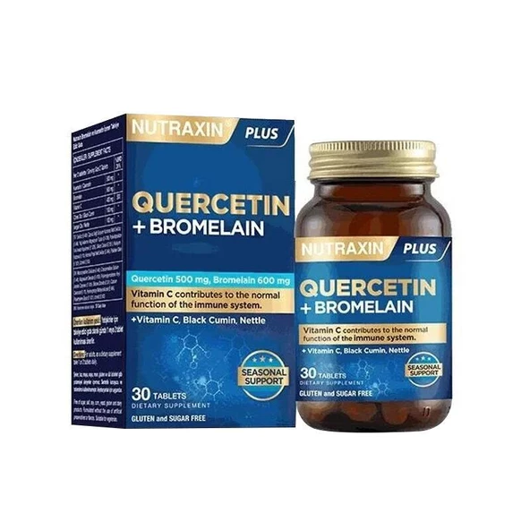 Nutraxin Quercetin Bromelain 30 Tablet ürün görseli 1