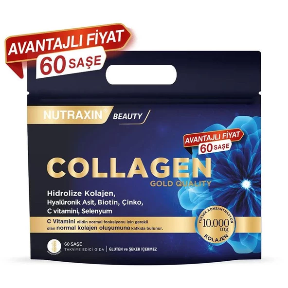 Nutraxin Collagen Gold Quality Hidrolize Kolajen 60 Saşe ürün görseli 1