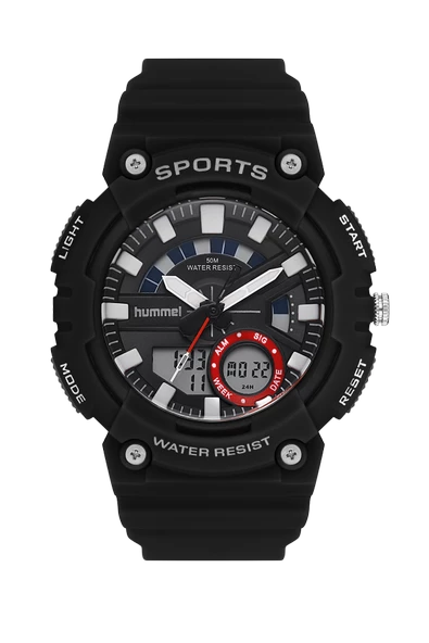 Hummel Erkek Spor Kol Saati Siyah Hm-1015Mad-1 ürün görseli 1