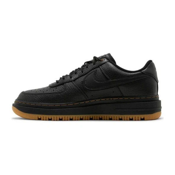 Nike Air Force 1 Luxe Black Gum - Resim 2