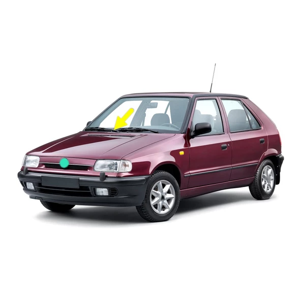 Skoda Felicia 1995-2001 Sağ Ön Cam Silecek Kolu 6U1955410C ürün görseli 1