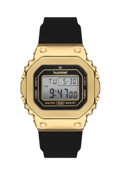 Hummel Erkek Kadın Spor Kol Saati Gold Siyah Hm-2001Md-4 ürün görseli 1