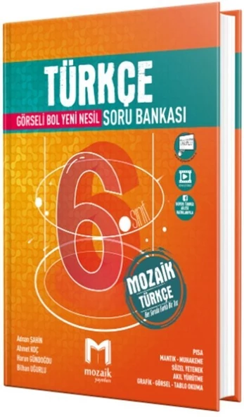6. Sınıf Türkçe Soru Bankası Mozaik Yayınları ürün görseli 1