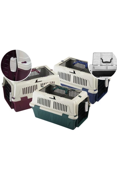 Lisinya Strong CD3 Üstten Açılabilir Kedi-Köpek Taşıma Çantası Lacivert 57x37x35cm ürün görseli 1