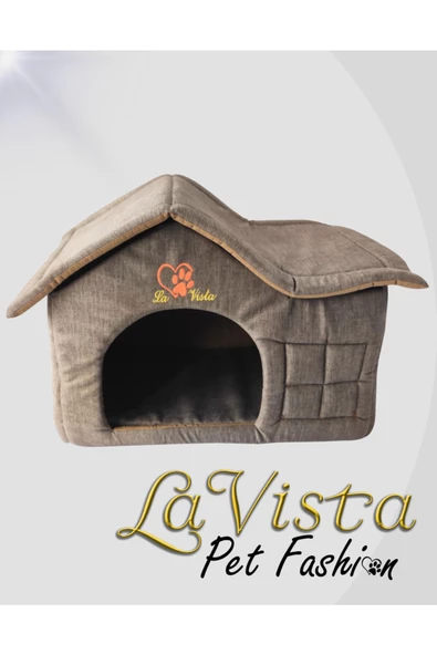 LAVİSTA LaVista Kedi Köpek Çatılı Ev İç Mekan ürün görseli 1