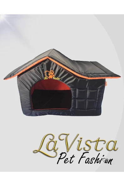 LAVİSTA Lavista Kedi Köpek Evi Dış Mekan Siyah ürün görseli 1