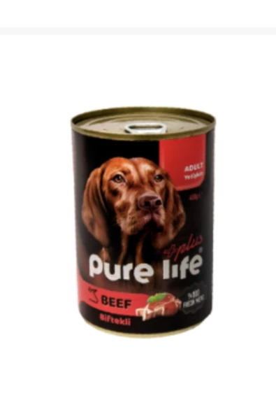 PureLife Pure Lıfe Plus Köpek Konserve 400 Gr  12 Adet Biftekli ürün görseli 1