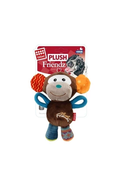 Gigwi 6286 Plush Friendz Sesli Maymun Peluş Köpek Oyuncağı ürün görseli 1