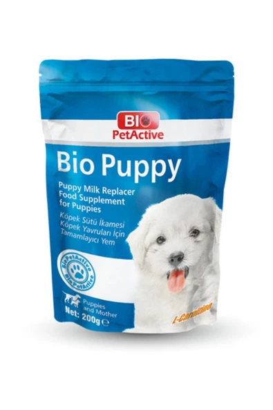Bio PetActive Bio Puppy Milk Powder  Köpek Sütü Ikamesi Köpek Yavruları Için Tamamlayıcı Yem 200 G. ürün görseli 1