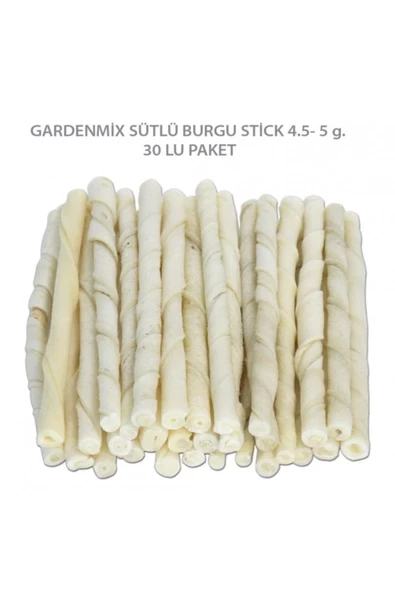 HN TEKSTİL Gardenmix Sütlü Burgu Stick 4.5- 5 G. 30 Lu Paket ürün görseli 1