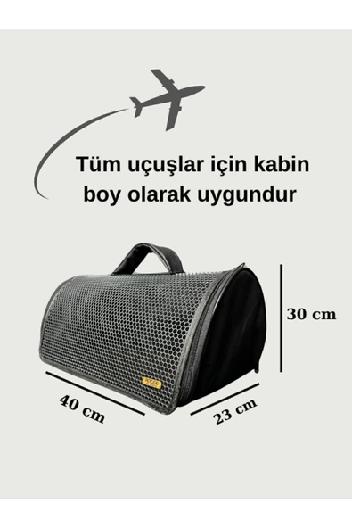PETCIGO Kedi Ve Köpek Taşıma Çantası Nefes 10 Kg Taşımalı 40x30x23 Kabin Boy ürün görseli 1