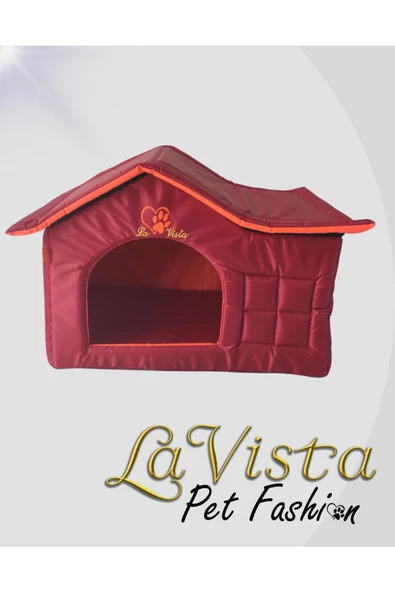 LAVİSTA Lavista Kedi Köpek Evi Dış Mekan Kırmızı ürün görseli 1
