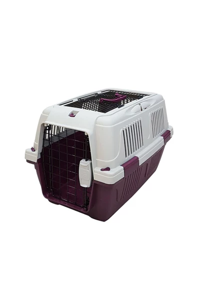 Lisinya Strong CD3 Üstten Açılabilir Kedi-Köpek Taşıma Çantası Bordo 57x37x35cm ürün görseli 1