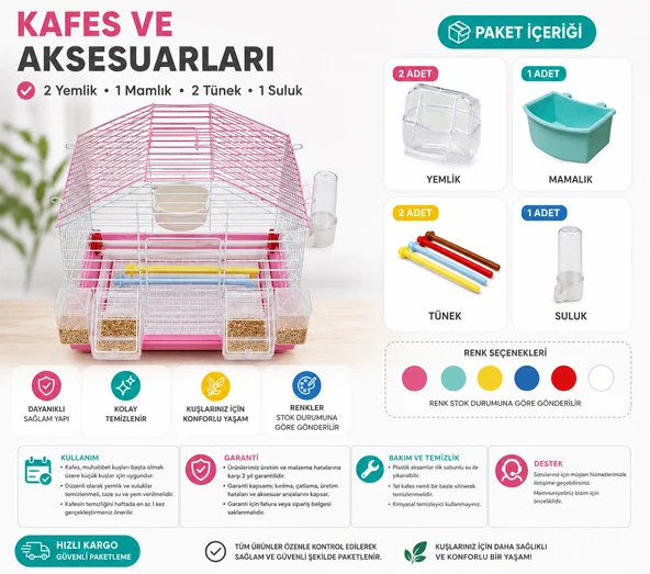 peturunsatis Kuş Kafesi Kanarya & Muhabbet ürün görseli 1