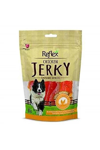 Reflex Marka: Chicken Jerky Tavuk Fileto Doğal Köpek Ödülü 80 Gr Kategori: Köpek Ödülü ürün görseli 1