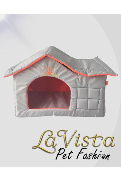 LAVİSTA Lavista Kedi Köpek Evi Dış Mekan Gri ürün görseli 1