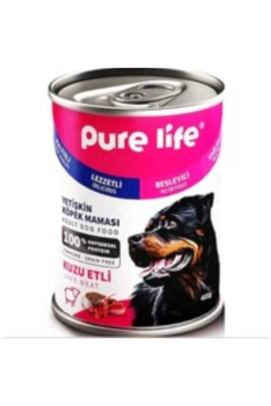 Pure Life Yetişkin Köpek Konservesi Kuzu Etli 6 Adet ürün görseli 1