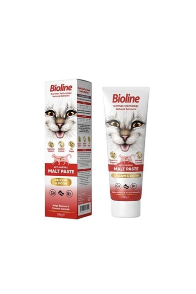 Astra Market Bioline Anti-Hairball Malt Paste Cat Kediler İçin Tüy Yumağı Önleyici Malt Macun 100 Gr - Lisinya ürün görseli 1