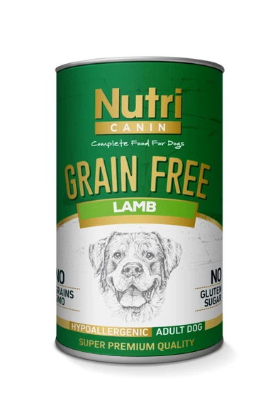 Nutri Canin Hipoalerjenik Kuzu Etli Tahılsız 400gr Yetişkin Köpek Yaş Maması 1 Adet ürün görseli 1