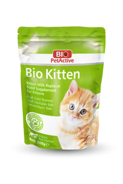 Bio PetActive Biopetactive Yavru Kedi Süt Tozu 200gr Bio Kitten Milk ürün görseli 1