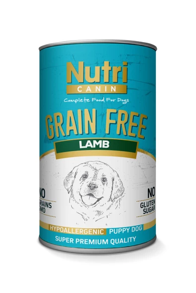 Nutri Canin Puppy %92 Kuzu Etli Tahılsız 400gr Yavru Köpek Yaş Maması 1 Adet ürün görseli 1