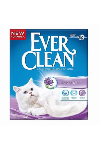 Ever Clean Levander Lavanta Kokulu Topaklanan Kedi Kumu 10 Lt ürün görseli 1
