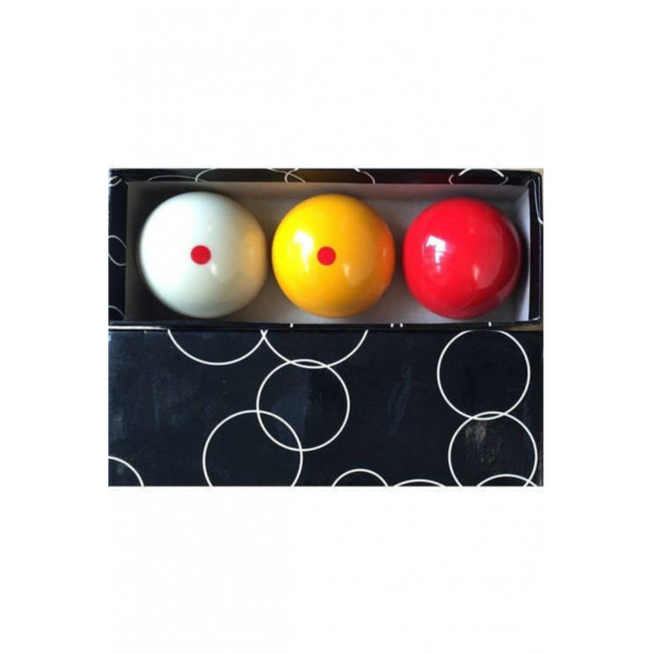 Bilardo Topu Karambol Top Benekli - Üç Top ürün görseli 1