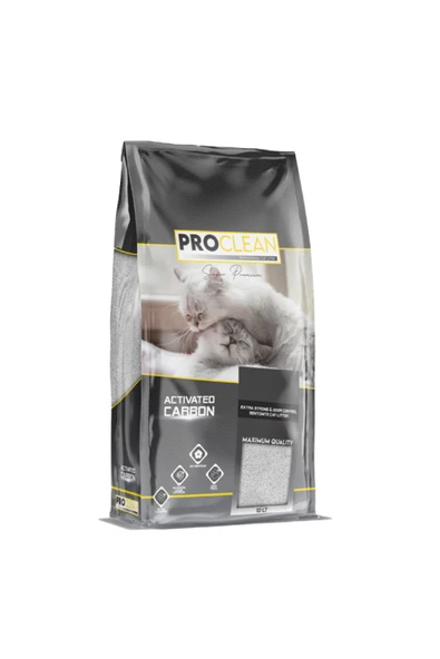 ProClean Aktif Karbonlu 10 lt İnce Taneli Bentonit Kedi Kumu ürün görseli 1