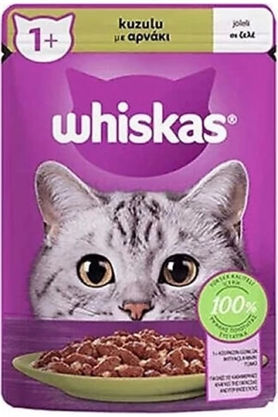 Whiskas Kuzulu Poşet Yaş Kedi Maması 85 Gr - Petshopundan ürün görseli 1
