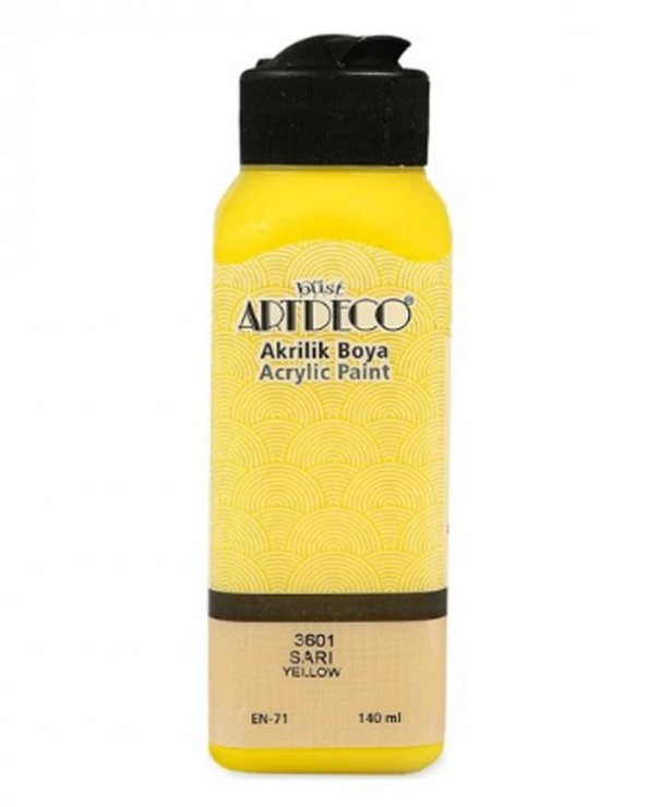Artdeco Akrilik Boya 140 ml Sarı ürün görseli 1