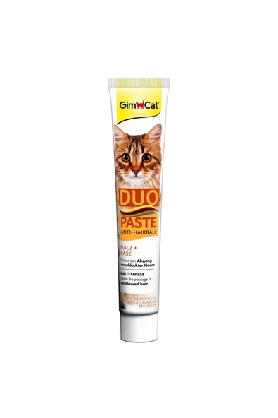 Gimcat Anti - Hairball Duo Paste Peynirli Malt Kedi Macunu 50 Gr ürün görseli 1