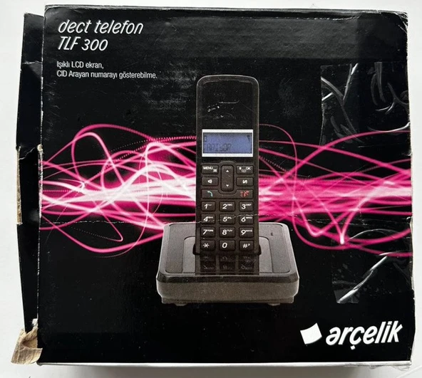 ARÇELİK TLF300 DECT TELEFON TELSİZ TELEFON ürün görseli 1