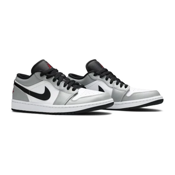 Nike Air Jordan 1 Low Light Smoke Grey - Resim 3