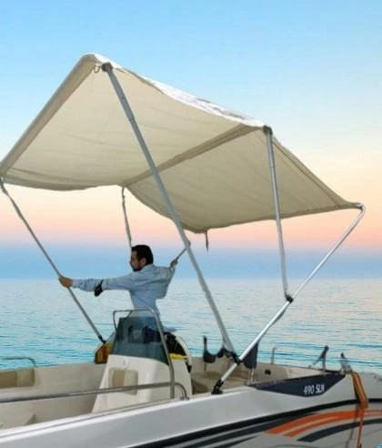 Katlanabilir 3 Kolu Tekne ve Bot Tentesi ( Bordo En : 175 cm ) ürün görseli 1