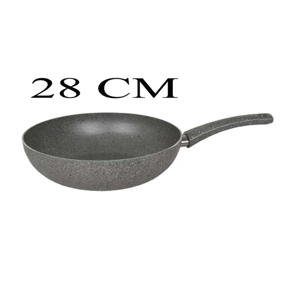 Mehtap Granit Wok Tava 28 CM - Resim 2