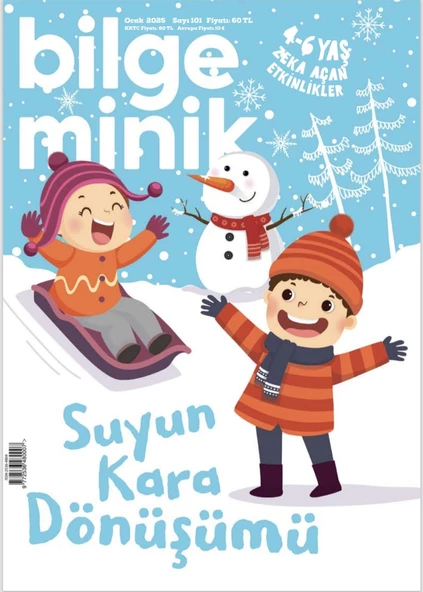 Bilge Minik Dergi Ocak 2025 (3-6 yaş) ürün görseli 1