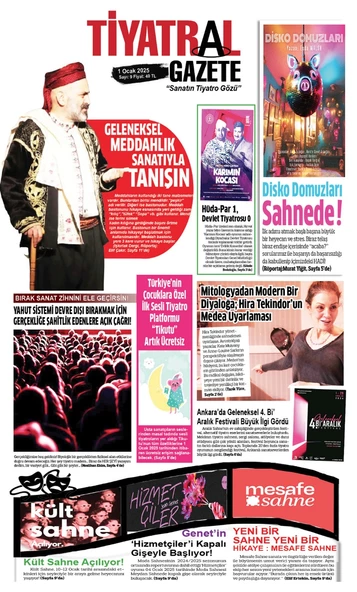 Tiyatral Gazete 9.Sayı Ocak 2025 ürün görseli 1