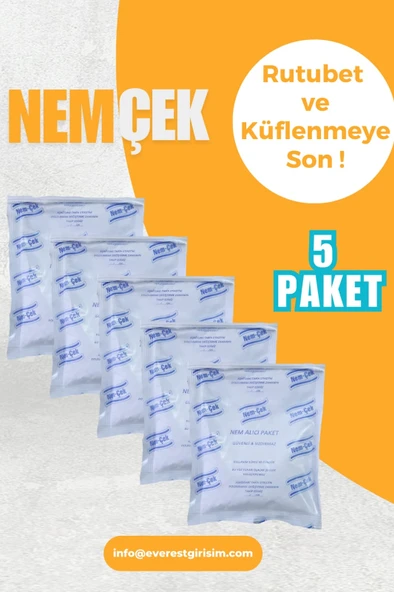 Nem Rutubet Korozyon Buhar Terleme Çekici Alıcı Tutucu Giderici Önleyici (5 PAKET) 1000 gr ürün görseli 1