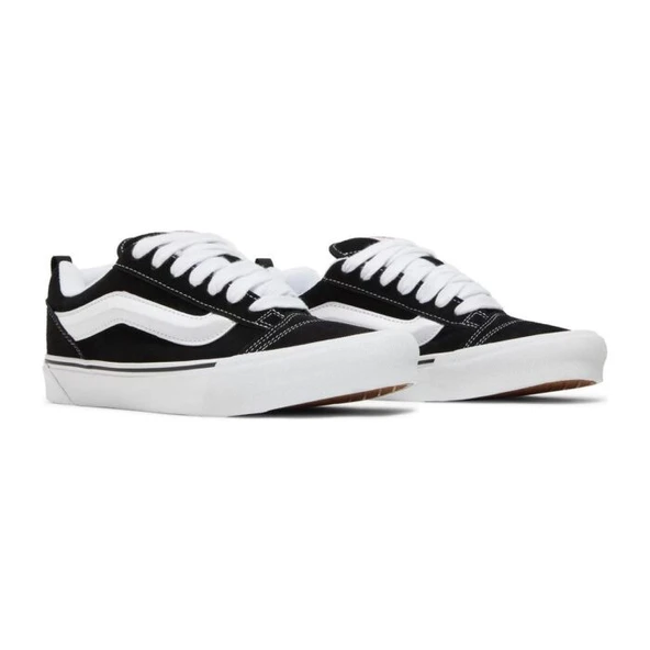 Vans Knu Skool Black White - Resim 3
