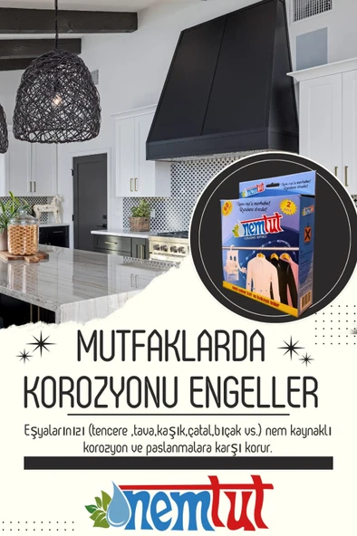 Mutfaklara Özel Gıda Ve Eşyalarınızı Oluşan Nem Rutubet Ve Buharlaşmaya Karşı Koruma Kiti ürün görseli 1