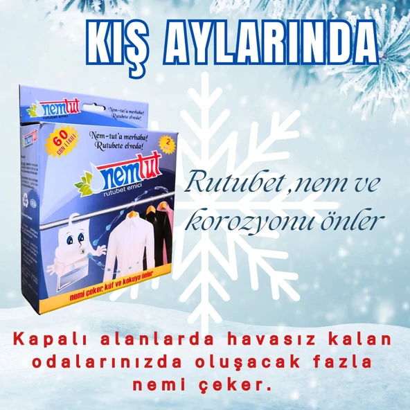 Rutubet Nem Giderici Emici Kötü Koku Küf Ve Korozyon Önleyici 1 Kutu 2 Paket 1 Kg ürün görseli 1